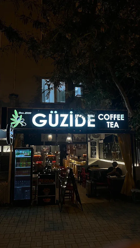 Güzide Coffee Tea gece ışıklı tabela uygulaması